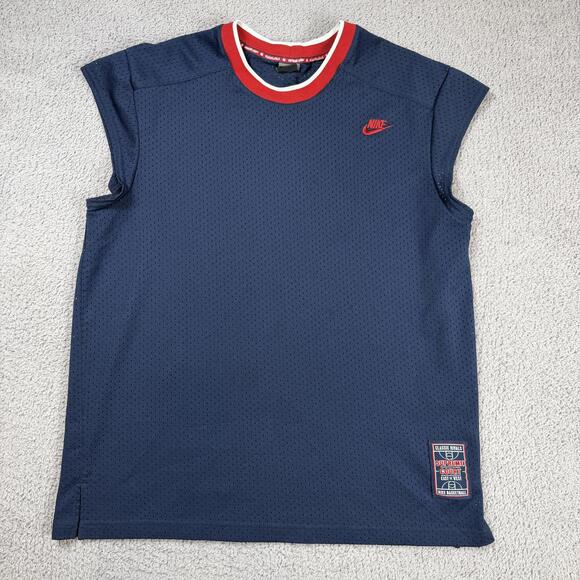 Nike Other - Nike Y2K Supreme Court Classic Rivals Basketball Jersey Sleeveless Mesh Navy XL